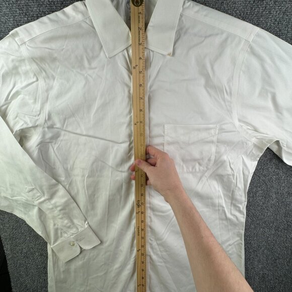Brooks Brothers Men Non Iron Button Up Shirt Long Sleeve White 16 34 Classic Fit - Picture 3 of 16